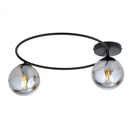 Ceiling Flush Light Sotelo Graphite (2 lights)