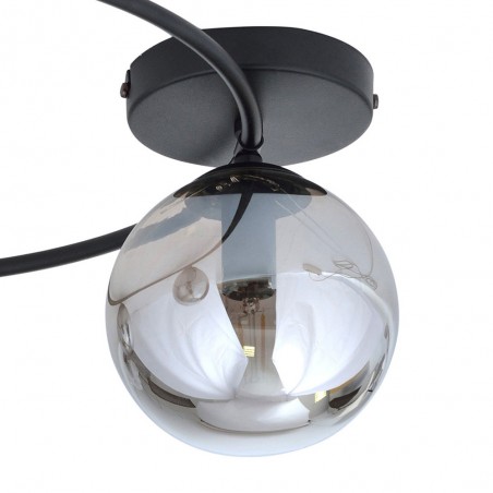 Ceiling Flush Light Sotelo Graphite (3 lights)