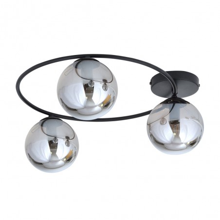 Ceiling Flush Light Sotelo Graphite (3 lights)