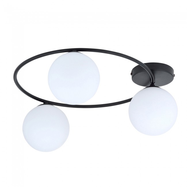 Ceiling Flush Light Sotelo Opal (3 lights)
