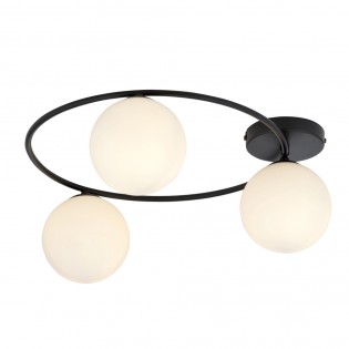 Ceiling Flush Light Sotelo Opal (3 lights)
