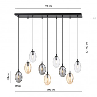 Pendant Lamp Celeste Mix (9 lights)