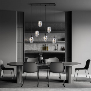 Pendant Lamp Celeste Graphite (6 lights)