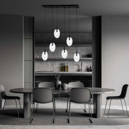 Pendant Lamp Celeste Clear (6 lights)