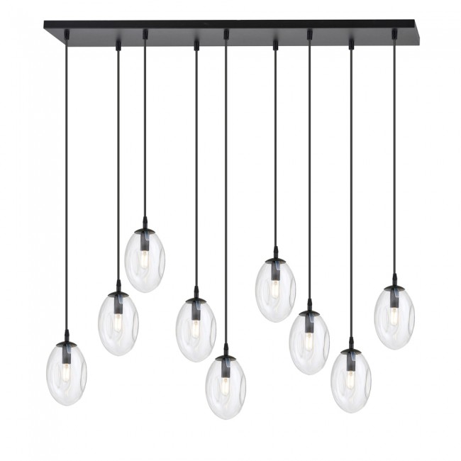 Celeste Transparente Pendelleuchte (9 Leuchten)