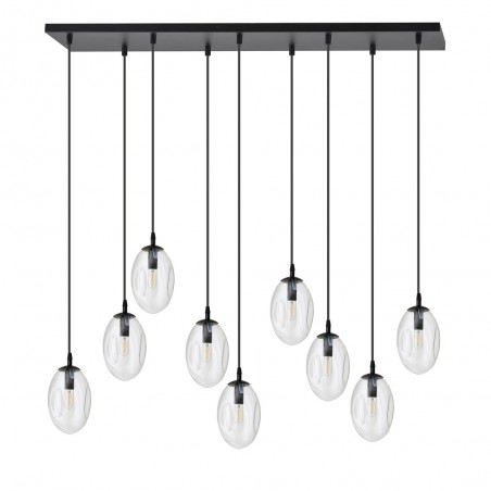 Celeste Transparente Pendelleuchte (9 Leuchten)