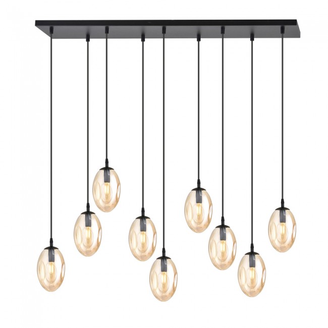 Pendant Lamp Celeste Amber (9 lights)