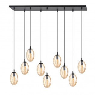 Pendant Lamp Celeste Amber (9 lights)