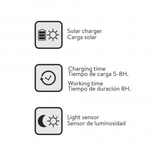 Glänzende LED-Leuchte für den Außenbereich (5W)