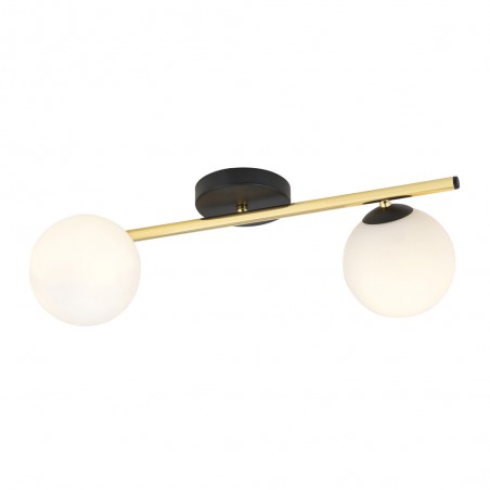 Ceiling strip lamp Dadora Opal (2 lights)