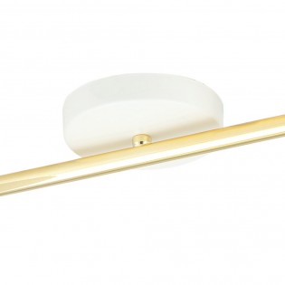 Ceiling strip lamp Dadora II Opal (2 lights)