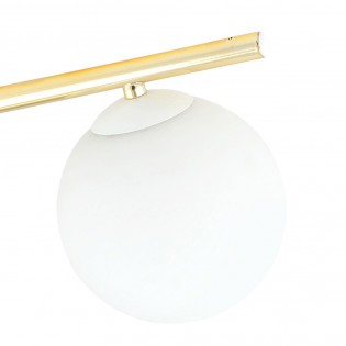 Ceiling strip lamp Dadora II Opal (2 lights)