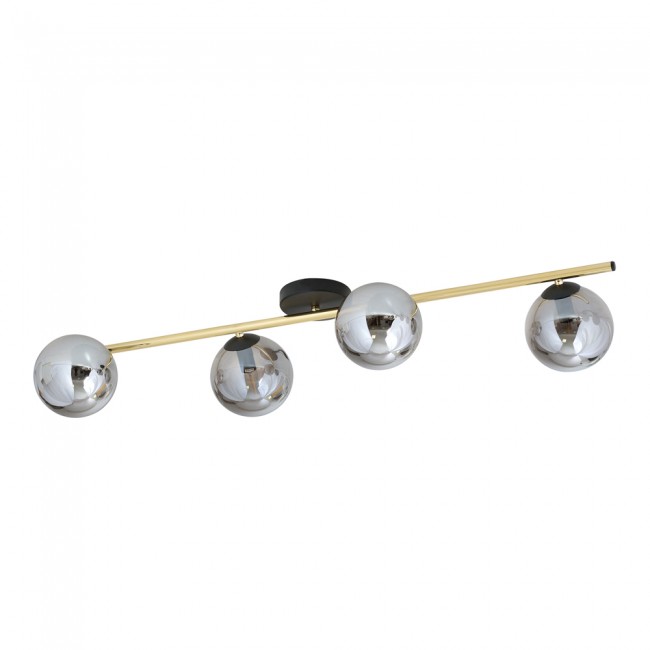 Ceiling strip lamp Dadora Graphite (4 lights)