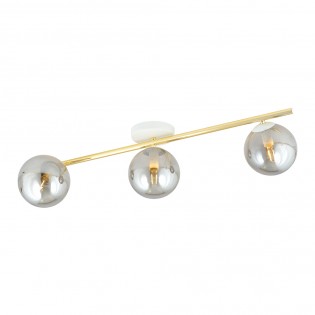 Ceiling strip lamp Dadora II Graphite (3 lights)