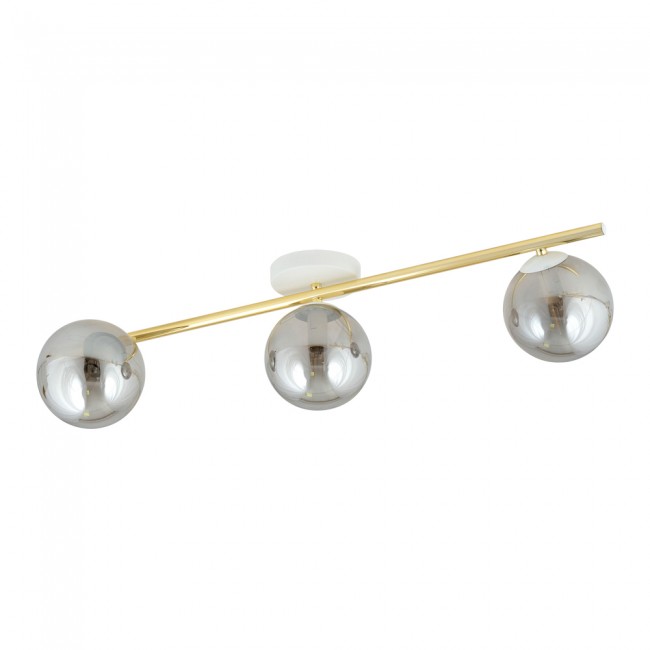 Ceiling strip lamp Dadora II Graphite (3 lights)