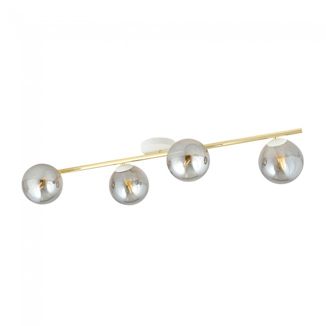 Ceiling strip lamp Dadora II Graphite (4 lights)