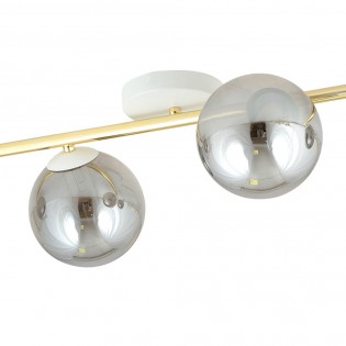 Ceiling strip lamp Dadora II Graphite (4 lights)