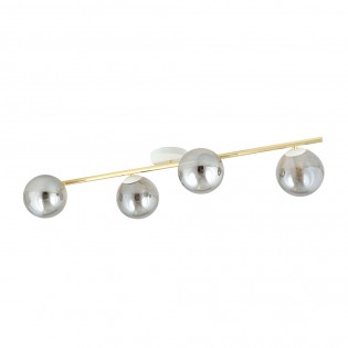 Ceiling strip lamp Dadora II Graphite (4 lights)