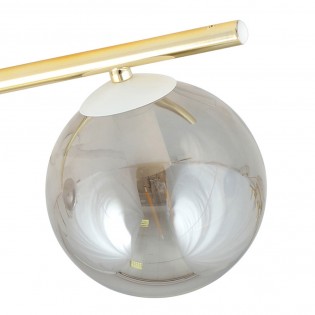 Ceiling strip lamp Dadora II Graphite (4 lights)