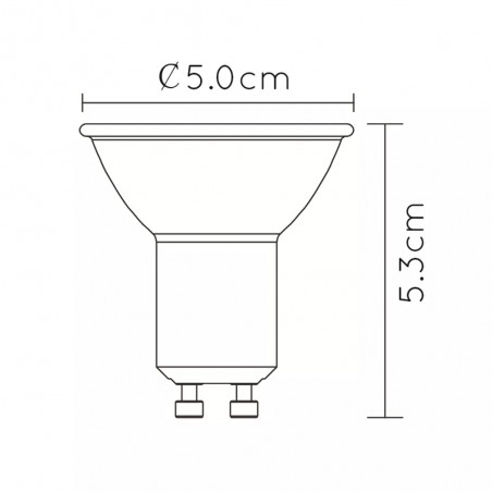 LED Bulb GU10 MR16 Dimmable (5W)