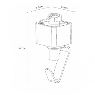 Adapter pendant lamp single-phase track light TRACK