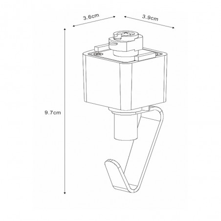 Adapter für Einphasen-Pendelleuchte