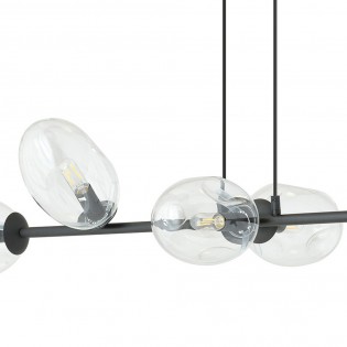 Bimala Pendelleuchte Transparent (6 Leuchten)