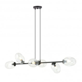 Bimala Pendelleuchte Transparent (6 Leuchten)