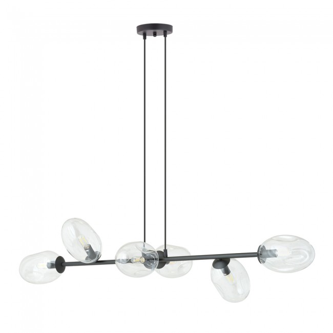 Bimala Pendelleuchte Transparent (6 Leuchten)