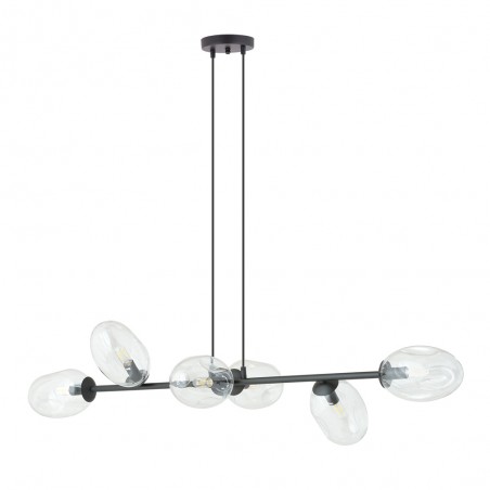 Bimala Pendelleuchte Transparent (6 Leuchten)