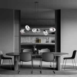 Ceiling Lamp Bimala Graphite (6 lights)