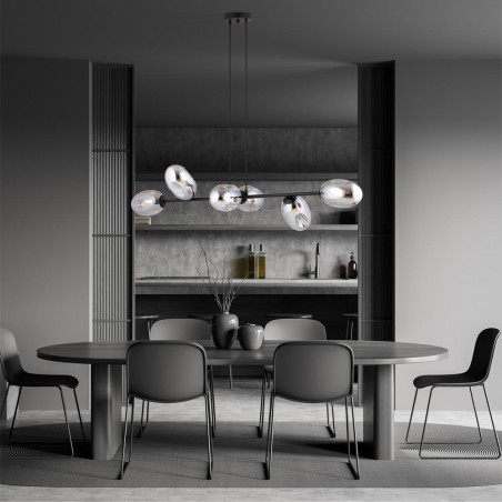 Ceiling Lamp Bimala Graphite (6 lights)