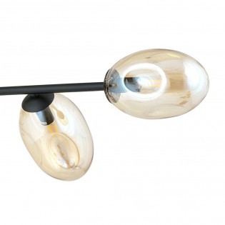 Bimala Amber Pendelleuchte (6 Leuchten)