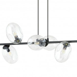 Bimala Transparente Pendelleuchte (8 Leuchten)