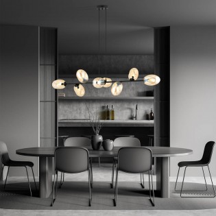 Ceiling Lamp Bimala Amber (8 lights)