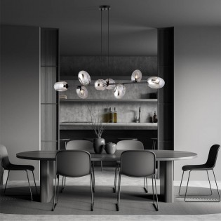 Ceiling Lamp Bimala Graphite (8 lights)