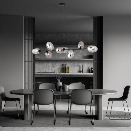 Ceiling Lamp Bimala Graphite (8 lights)