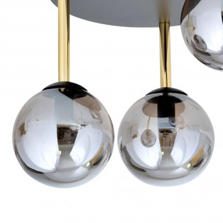 Ceiling Flush Lamp Telpa Graphite (3 lights)