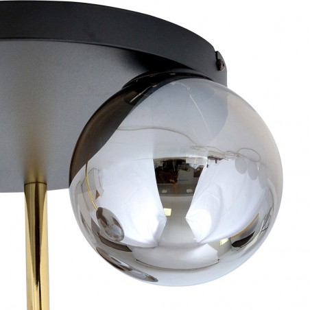 Ceiling Flush Lamp Telpa Graphite (3 lights)