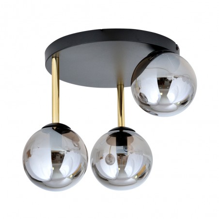 Ceiling Flush Lamp Telpa Graphite (3 lights)