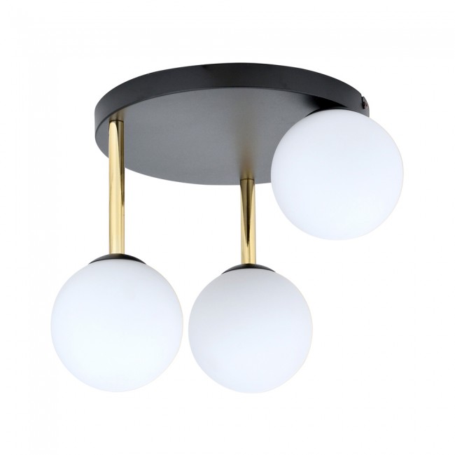 Ceiling Flush Lamp Telpa Opal (3 lights)