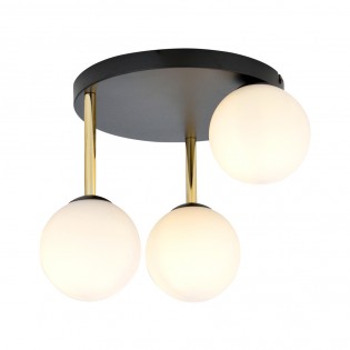 Ceiling Flush Lamp Telpa Opal (3 lights)