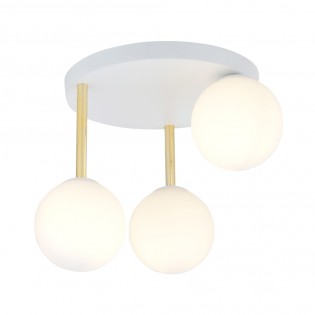 Telpa II Opal Deckenleuchte (3 Leuchten)