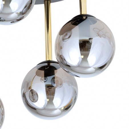 Ceiling Flush Lamp Telpa Graphite (4 lights)
