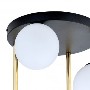 Ceiling Flush Lamp Telpa Opal (4 lights)