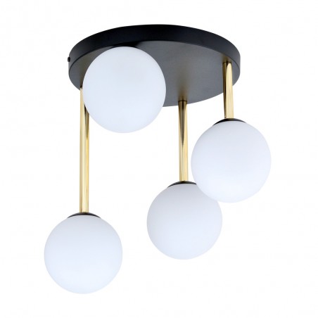 Ceiling Flush Lamp Telpa Opal (4 lights)