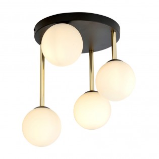 Ceiling Flush Lamp Telpa Opal (4 lights)