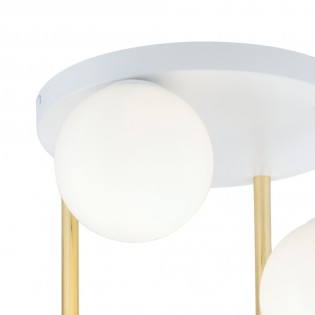 Ceiling Flush Lamp Telpa II Opal (4 lights)