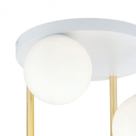 Ceiling Flush Lamp Telpa II Opal (4 lights)