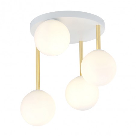Ceiling Flush Lamp Telpa II Opal (4 lights)